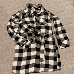 Girls Justice Plaid Flannel Dress